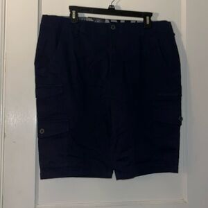 Dark navy cargo shorts